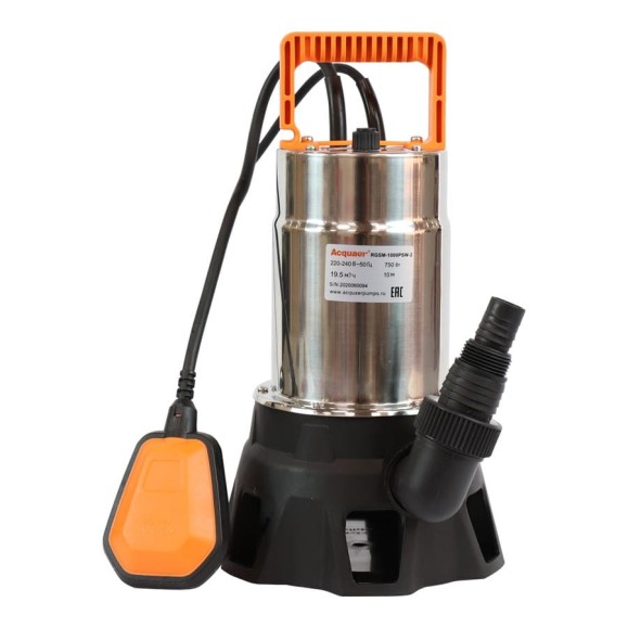 Погружной центробежный насос Acquaer RGSM-1000PSW-2 Нерж 7.5.84 Погружной центробежный насос Acquaer RGSM-1000PSW-2 Нерж 7.5.84