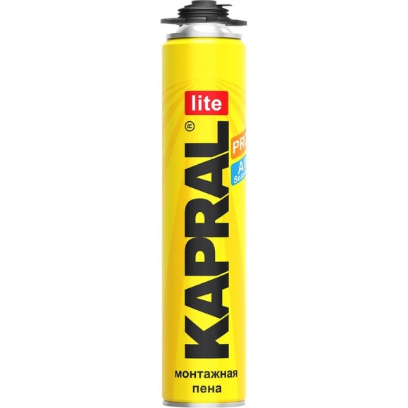 Профессиональная всесезонная монтажная пена Kapral 30 0,75л F0023 Профессиональная всесезонная монтажная пена Kapral 30 0,75л F0023