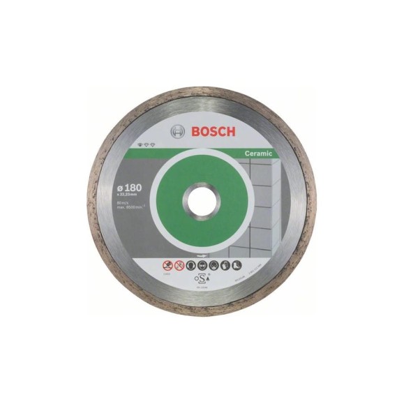 Алмазный диск Standard for Ceramic (180х22.2 мм; 10 шт.) Bosch 2608603233 Алмазный диск Standard for Ceramic (180х22.2 мм; 10 шт.) Bosch 2608603233
