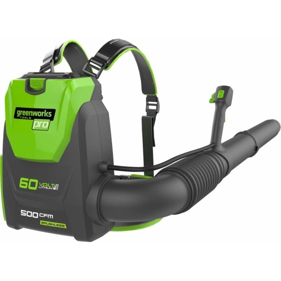 Воздуходув ранцевый аккумуляторный GreenWorks GD60BPB, 60V, бесщеточный, без АКБ и ЗУ 2402307 Воздуходув ранцевый аккумуляторный GreenWorks GD60BPB, 60V, бесщеточный, без АКБ и ЗУ 2402307