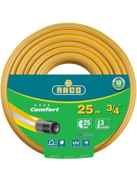 Поливочный армированный 3-х слойный шланг Raco COMFORT 3/4"x25м 40303-3/4-25_z01 Поливочный армированный 3-х слойный шланг Raco COMFORT 3/4"x25м 40303-3/4-25_z01