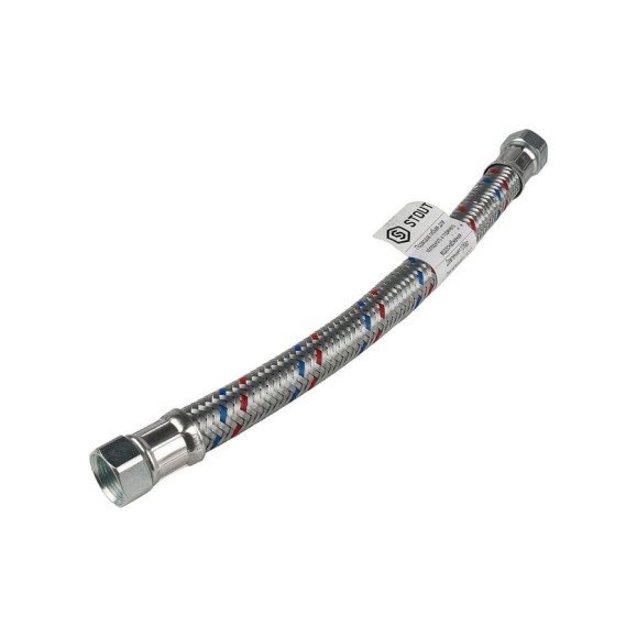 Гибкая подводка для воды (ВР 3/4 х ВР 3/4; 400 мм) STOUT SHF-0304-182020 RG008S8TKA1F94 Гибкая подводка для воды (ВР 3/4 х ВР 3/4; 400 мм) STOUT SHF-0304-182020 RG008S8TKA1F94