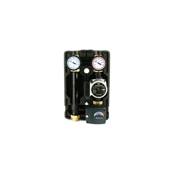 Насосно-смесительная группа Uni-Fitt DN25, с насосом Grundfos UPSO 25-65 180, 493G2500 Насосно-смесительная группа Uni-Fitt DN25, с насосом Grundfos UPSO 25-65 180, 493G2500