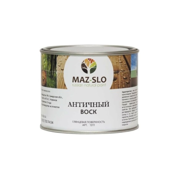 Античный воск MAZ-SLO цвет Венге, 0.5 л 8067890 Античный воск MAZ-SLO цвет Венге, 0.5 л 8067890
