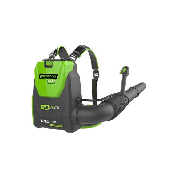Аккумуляторный ранцевый бесщеточный воздуходув Greenworks GD80BPB Аккумуляторный ранцевый бесщеточный воздуходув Greenworks GD80BPB