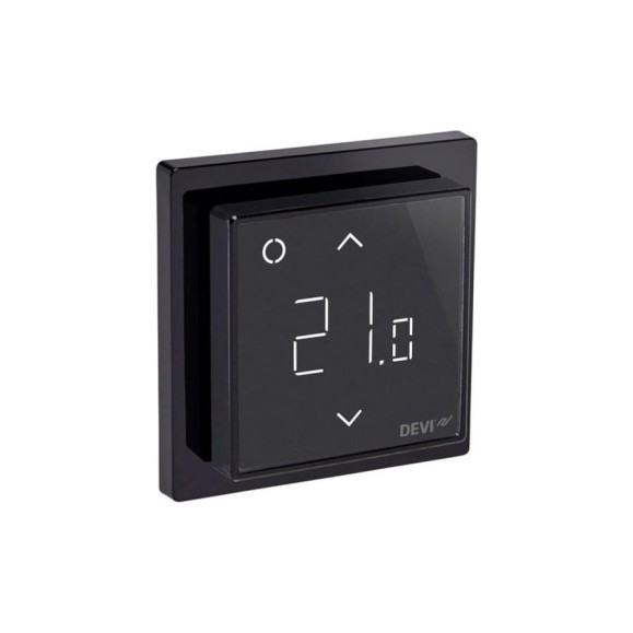 Терморегулятор DEVIreg™ Smart интеллектуальный с Wi-Fi, черный, 16А DEVI 140F1143