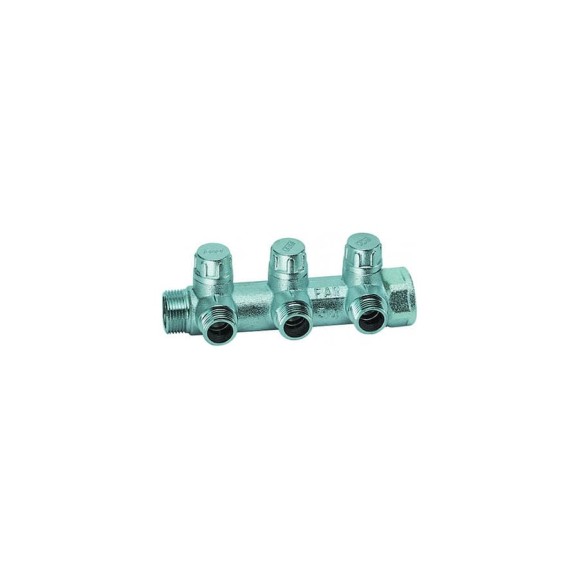 Запорный коллектор с 3 отводами FAR 3/4 Запорный коллектор с 3 отводами FAR 3/4