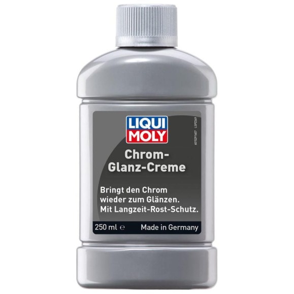 Полироль для хромированных поверхностей 0,25л LIQUI MOLY Chrom-Glanz-Creme 1529 Полироль для хромированных поверхностей 0,25л LIQUI MOLY Chrom-Glanz-Creme 1529