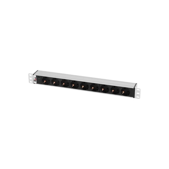 Блок розеток REM Rem-10 без шнура, с индикатором, 9 Schuko R-10-9S-I-440-Z