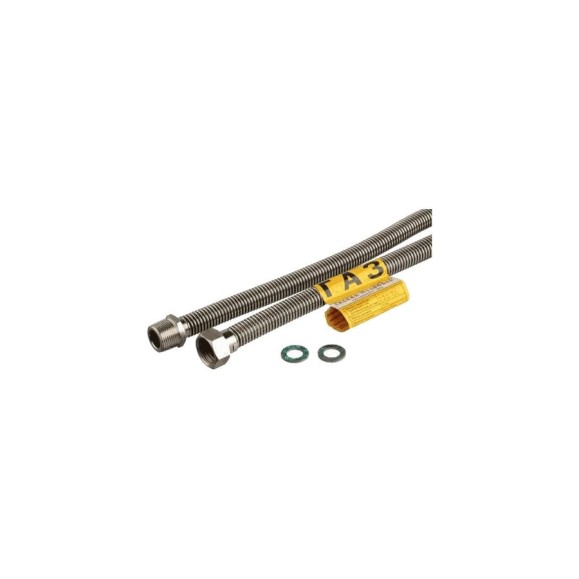 Сильфонная подводка газа Kensudo 1/2" 200 см, в/н 26727