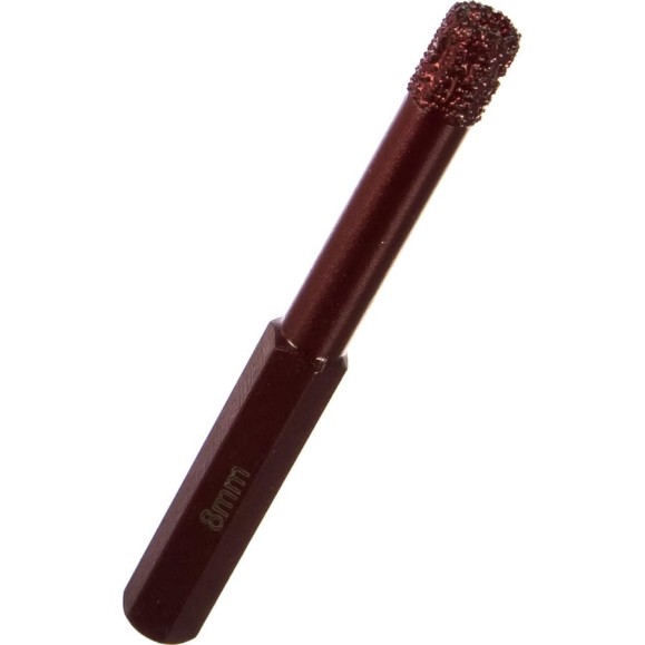 Коронка алмазная вакуумная по камню D8-10W-35L-Ш8 (8х35 мм; хвостовик HEX8 мм) MESSER 06-36-008 Коронка алмазная вакуумная по камню D8-10W-35L-Ш8 (8х35 мм; хвостовик HEX8 мм) MESSER 06-36-008