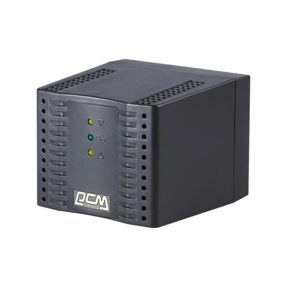 Стабилизатор напряжения Powercom черный TCA-2000 BL Стабилизатор напряжения Powercom черный TCA-2000 BL