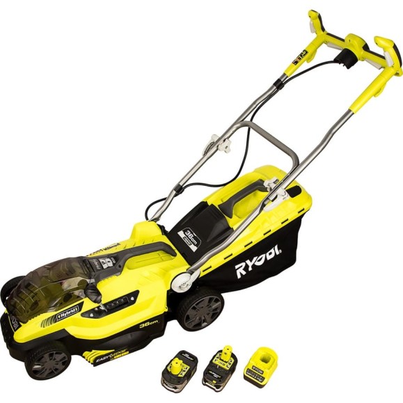 Гибридная газонокосилка Ryobi ONE+ RLM18X36H250F 5133003705 Гибридная газонокосилка Ryobi ONE+ RLM18X36H250F 5133003705