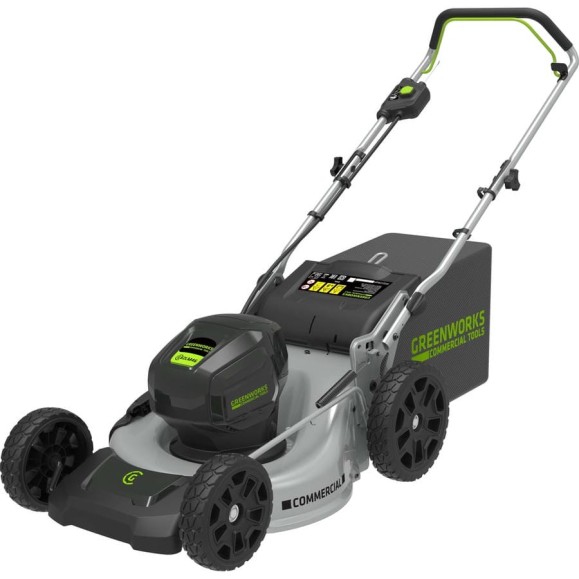 Аккумуляторная бесщеточная газонокосилка Greenworks 2502407 Аккумуляторная бесщеточная газонокосилка Greenworks 2502407