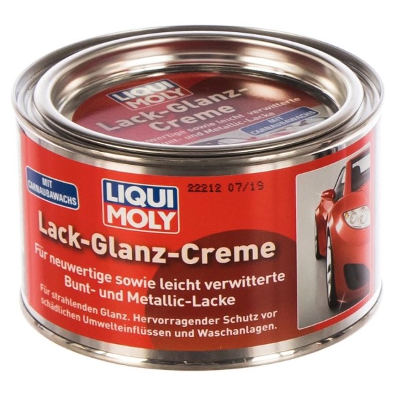 Полироль для глянцевых поверхностей 0,3л LIQUI MOLY Lack-Glanz-Creme 1532 Полироль для глянцевых поверхностей 0,3л LIQUI MOLY Lack-Glanz-Creme 1532