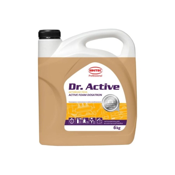 Автошампунь Sintec Dr.Activ Active Foam Dosatron 6 кг для бесконтактной мойки Обнинскоргсинтез 801707