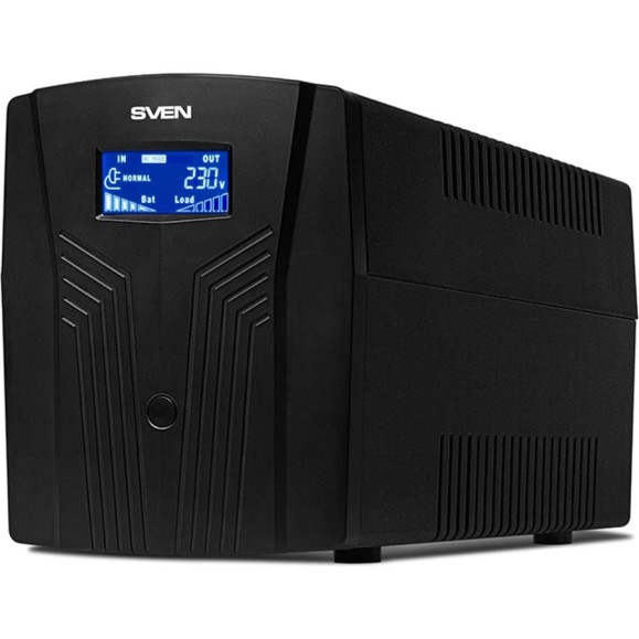 Источник бесперебойного питания SVEN Pro 1500 LCD, USB SV-013875 Источник бесперебойного питания SVEN Pro 1500 LCD, USB SV-013875