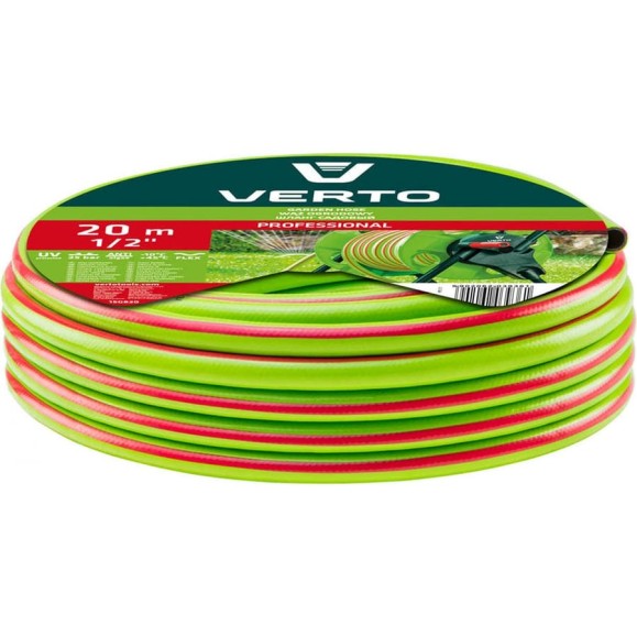 Cадовый шланг VERTO PROFESSIONAL 20м, 1/2" 15G820 Cадовый шланг VERTO PROFESSIONAL 20м, 1/2" 15G820