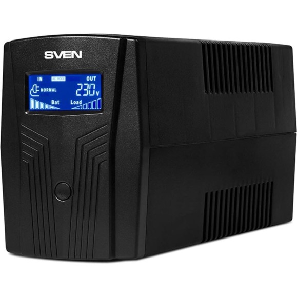 Источник бесперебойного питания SVEN Pro 650 LCD, USB SV-013844 Источник бесперебойного питания SVEN Pro 650 LCD, USB SV-013844