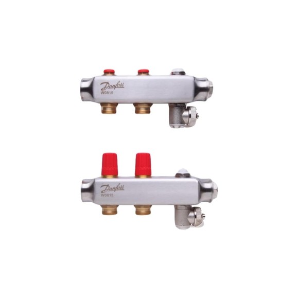 Коллекторы Danfoss SSM-2 для 2 контуров 088U0802 Коллекторы Danfoss SSM-2 для 2 контуров 088U0802