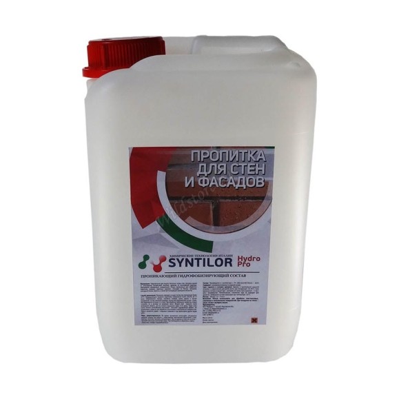 Пропитка для стен и фасадов SYNTILOR Hydro Pro 5 кг 1023 Пропитка для стен и фасадов SYNTILOR Hydro Pro 5 кг 1023