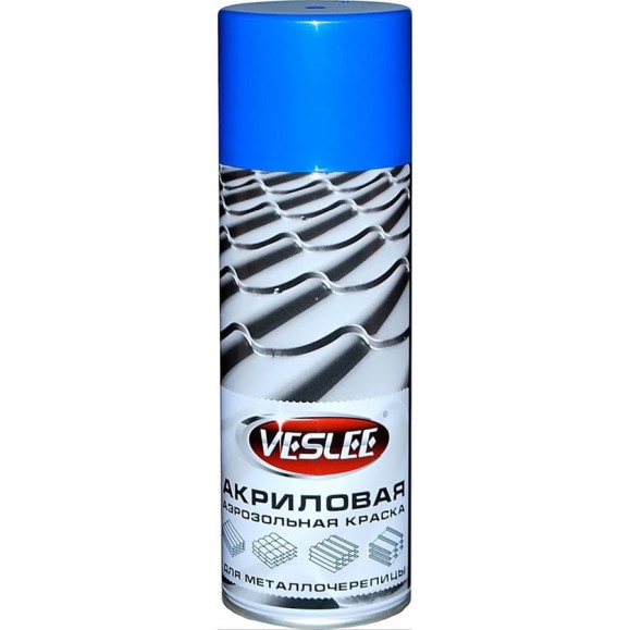 Краска для металлочерепицы Veslee сигнальный синий RAL 5005 VL-P6 5005 Краска для металлочерепицы Veslee сигнальный синий RAL 5005 VL-P6 5005