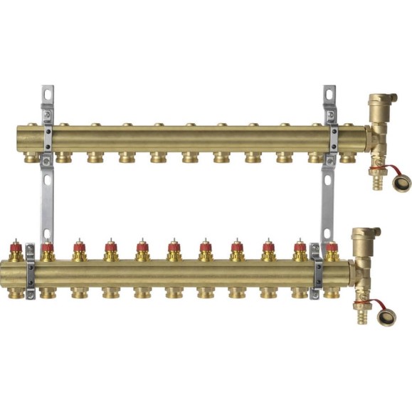 Комплект коллекторов Danfoss FHF-2 set , 11 выходов 088U0711 049508