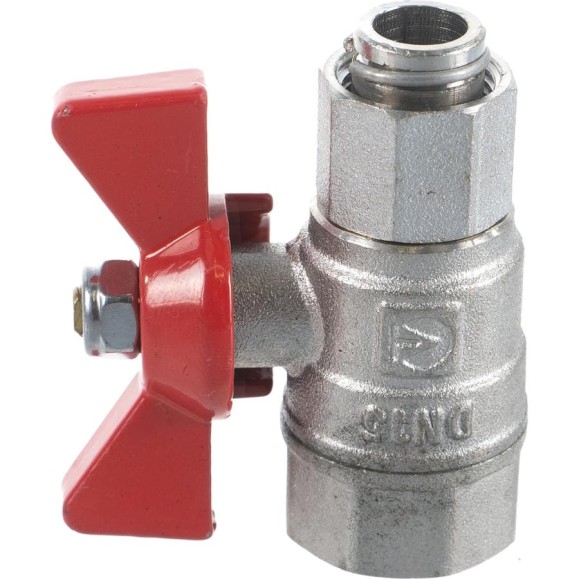 Шаровой кран для подключения  манометра VALTEC 1/2вн. -3/8вн. VT.807.N.0403