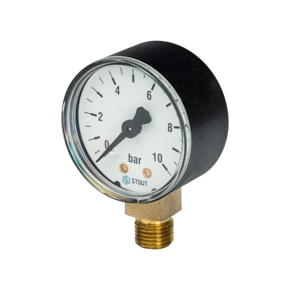 Манометр радиальный Корпус Dn 50 мм, 1/4" STOUT RG008Q0C19C2H5 Манометр радиальный Корпус Dn 50 мм, 1/4" STOUT RG008Q0C19C2H5