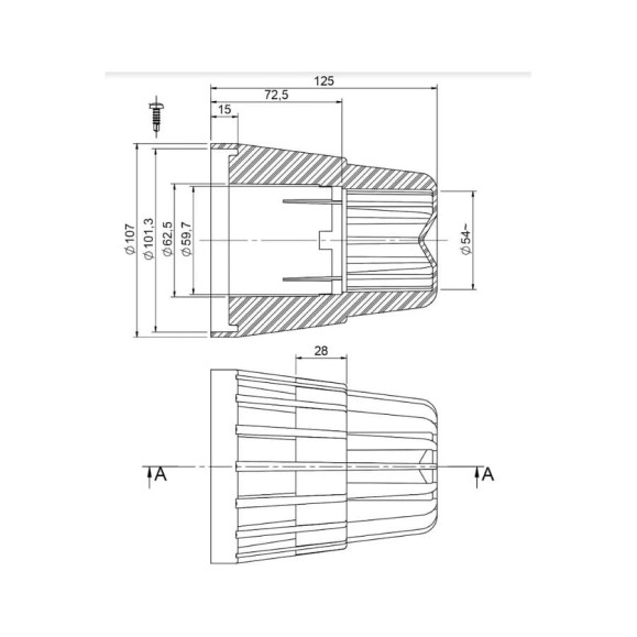 Оголовок дымохода 60/100 Royal Thermo НС-1149125 Оголовок дымохода 60/100 Royal Thermo НС-1149125