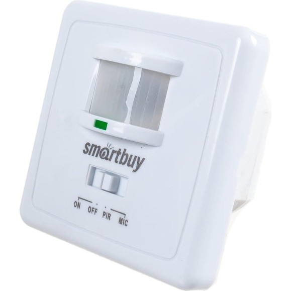 Инфракрасный датчик движения Smartbuy встраиваемый, 500Вт, до 9м, IP20 sbl-ms-003