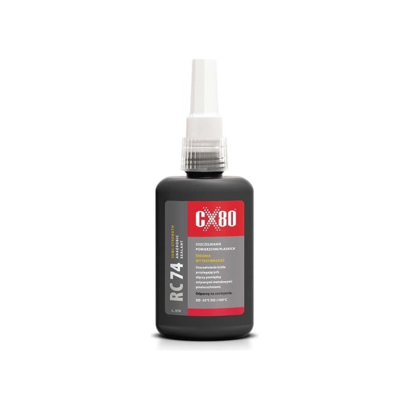 Герметик для жестких фланцев CX80 оранжевый RC74 50ML 123