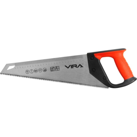Ножовка по сырой древесине 3D зуб 450 мм VIRA 800245 Ножовка по сырой древесине 3D зуб 450 мм VIRA 800245