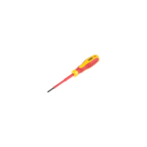 Диэлектрическая отвертка HAMMER 602-005 шлицевая SL4х100 599775 Диэлектрическая отвертка HAMMER 602-005 шлицевая SL4х100 599775