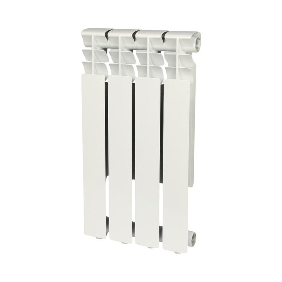 Алюминиевый радиатор ROMMER Optima 500 4 секции RAL9016 89556 Алюминиевый радиатор ROMMER Optima 500 4 секции RAL9016 89556