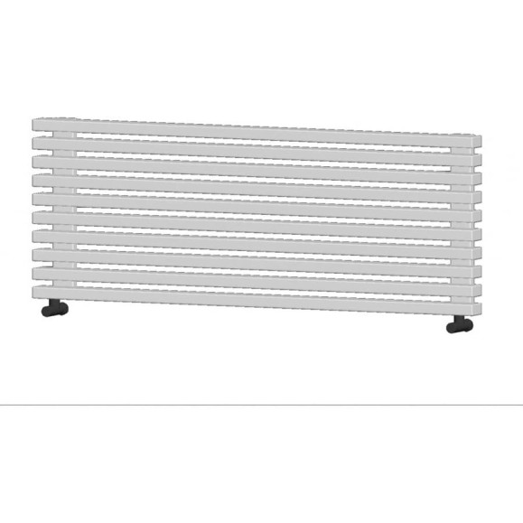 Радиатор стальной трубчатый Loten Grey Z 1750 8 секций, белый RAL9016, нижнее подключение 061808