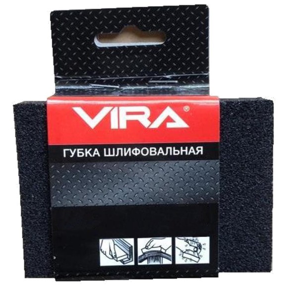 Губка шлифовальная (25х70х100 мм; зерно 100) VIRA 555040-1 Губка шлифовальная (25х70х100 мм; зерно 100) VIRA 555040-1