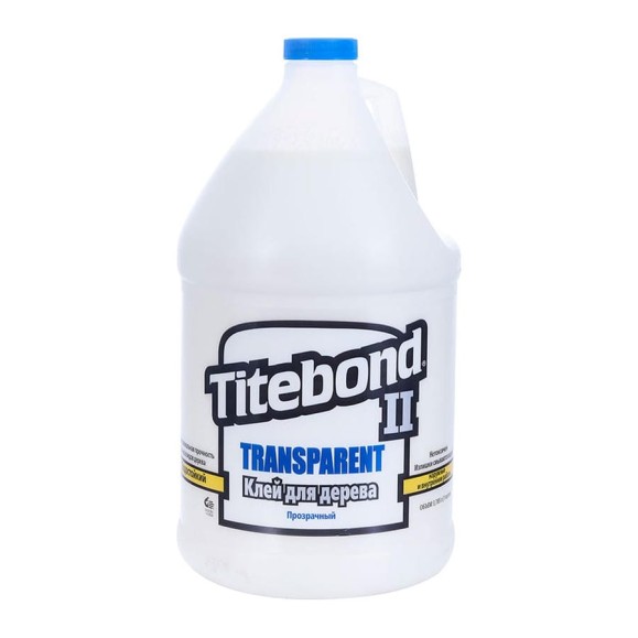 Столярный влагостойкий прозрачный клей Titebond II 1126 Столярный влагостойкий прозрачный клей Titebond II 1126