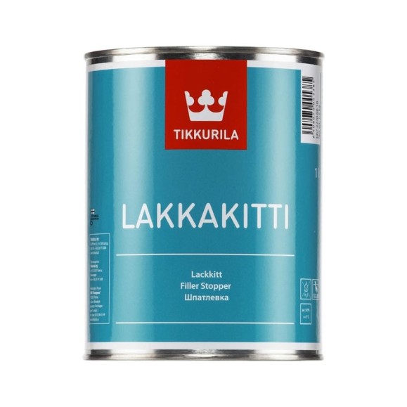 Шпатлевка алкидная 1 л Lakkakitti TIKKURILA 40411 Шпатлевка алкидная 1 л Lakkakitti TIKKURILA 40411