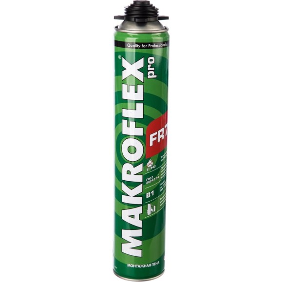 Профессиональная противопожарная монтажная пена Makroflex PRO FR 77 1663075, Б0051510 Профессиональная противопожарная монтажная пена Makroflex PRO FR 77 1663075, Б0051510