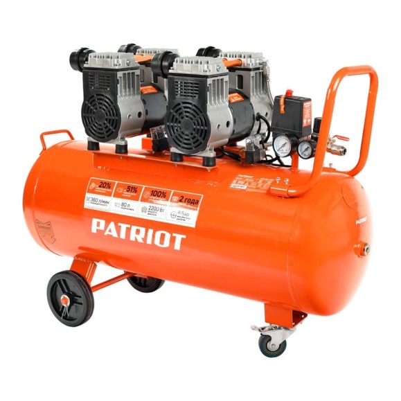 Поршневой безмасляный компрессор PATRIOT WO 80-360 525301930 Поршневой безмасляный компрессор PATRIOT WO 80-360 525301930