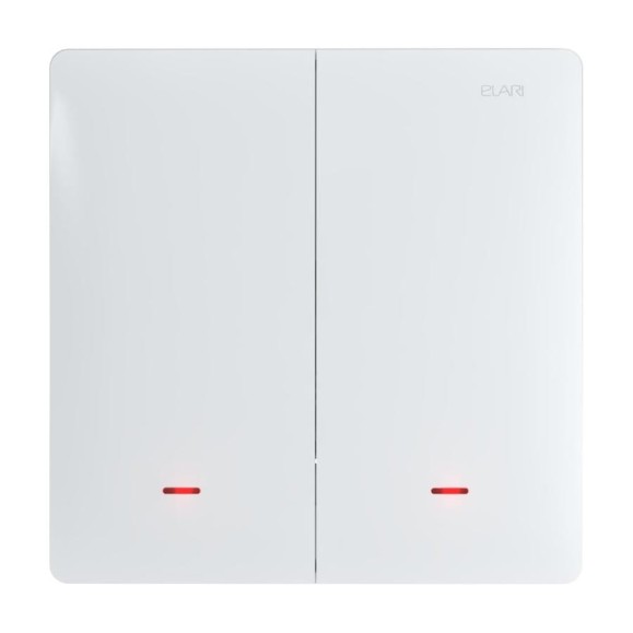 Умные клавиши ELARI Smart Switch Double SWT-ZB/21 Умные клавиши ELARI Smart Switch Double SWT-ZB/21