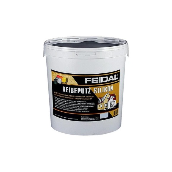 Штукатурка короед Silikon Reibeputz 1.5-2/2-2.5 мм 8 кг FEIDAL 20106 Штукатурка короед Silikon Reibeputz 1.5-2/2-2.5 мм 8 кг FEIDAL 20106