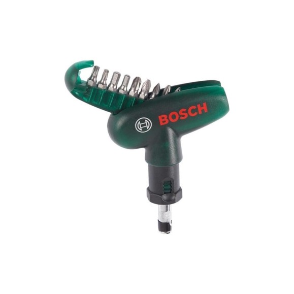 Карманная отвертка с 9 битами Bosch 2607019510 Карманная отвертка с 9 битами Bosch 2607019510