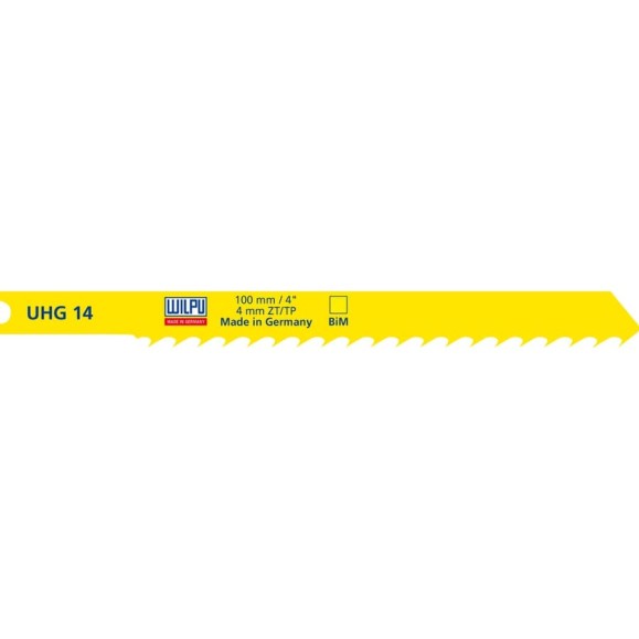 Пилка по дереву UHG 14 (5 шт; 75 мм; 6.35 TPI; HCS/CV) WILPU 431000005 Пилка по дереву UHG 14 (5 шт; 75 мм; 6.35 TPI; HCS/CV) WILPU 431000005