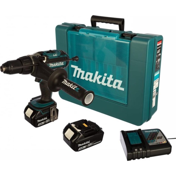 Аккумуляторная дрель-шуруповерт Makita DHP451RFE Аккумуляторная дрель-шуруповерт Makita DHP451RFE