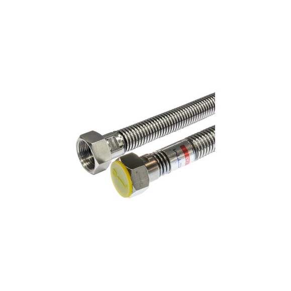 Подводка для газа СТМ ГАЗ сильфонная, 3/4", гайка-гайка, 150 см CGHF3415 Подводка для газа СТМ ГАЗ сильфонная, 3/4", гайка-гайка, 150 см CGHF3415