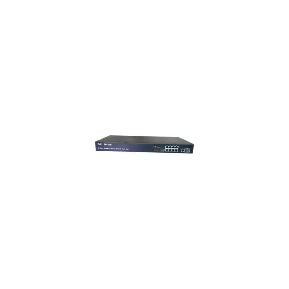 1U POE свитч высокой мощности IVUE PS1082T