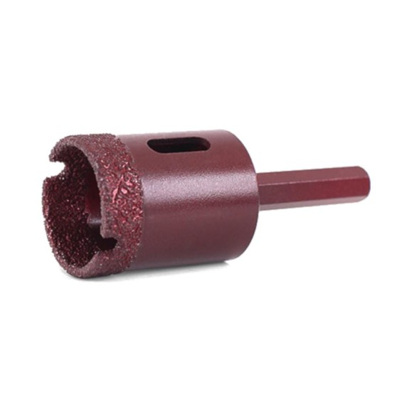 Коронка алмазная вакуумная по камню D25-10W-35L-Ш8 (25х35 мм; хвостовик HEX8 мм) MESSER 06-36-025 Коронка алмазная вакуумная по камню D25-10W-35L-Ш8 (25х35 мм; хвостовик HEX8 мм) MESSER 06-36-025