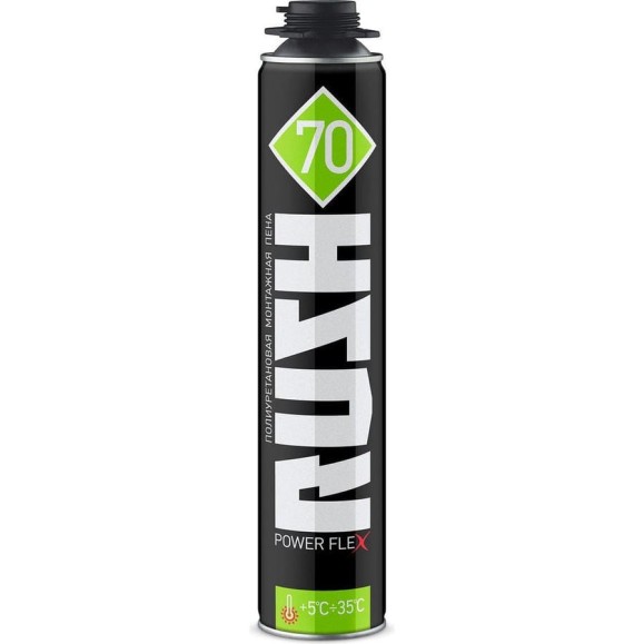 Пена полиуретановая монтажная профессиональная KUDO RUSH POWER FLEX 70 летняя RPP10S70 Пена полиуретановая монтажная профессиональная KUDO RUSH POWER FLEX 70 летняя RPP10S70